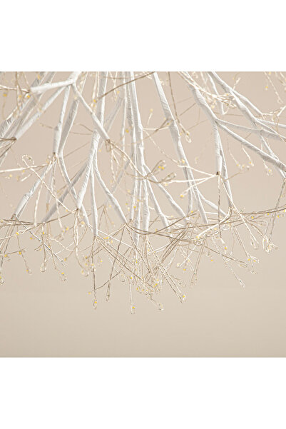 Chakra Clara Ledli Yılbaşı Işık Topu 50 cm Natural