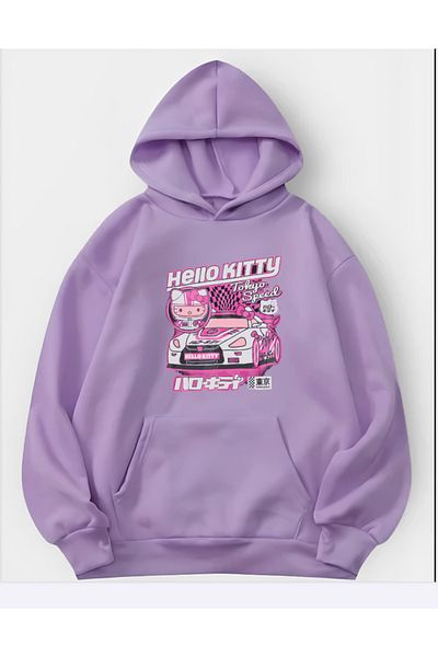 DEEFWEAR Hello City Printed Unisex Hoodie