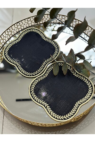 Home Set of 2 Coffee Side Presenter Napkins