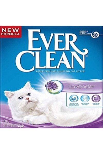 Ever Clean Lavander / Lavanta Kokulu Topaklaşan Kedi Kumu 10 Lt