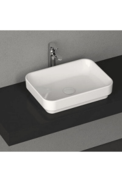 AdnDesing Isvea Sott'Aqua 50 cm Tezgah Üstü Monoblok Lavabo