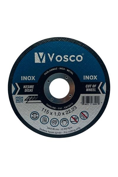 vosco Stainless Eco Cutter - Inox 115mm Metal Cutting Disc