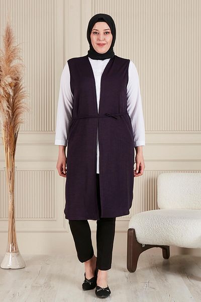 Ferace Large Size Long Vest - Women's All Seasons