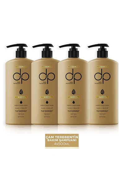 dp Daily Perfection 500 ml Pine Turpentine Shampoo - X 4 Pieces