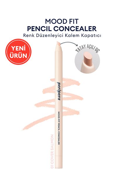 PERIPERA Peripera Mood Fit Color Organizer Pen Concealer - Salmon Coral Color 001Coversalmon