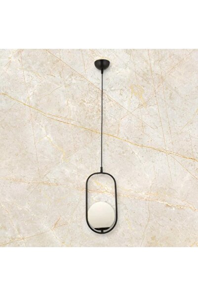 pars black CHANDELIER WHITE GLASS