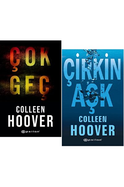 Epsilon Yayınevi Çok Geç + Çirkin Aşk / 2 Kitap Set