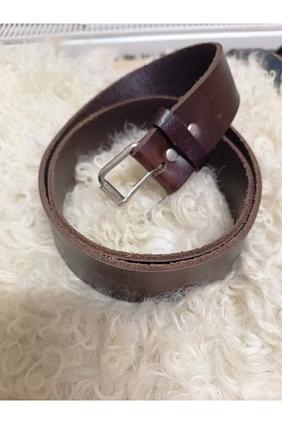 hoaryage Unisex Γνήσιο Δέρμα Αγελάδας Αθλητική Ζώνη Πλάτος 4 cm