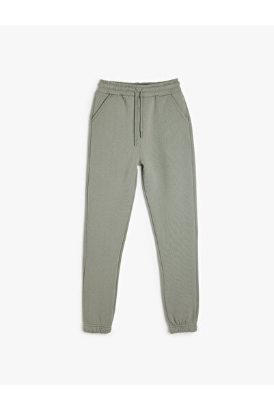 Koton Basic Jogger-Sweatpants mit Taschendetail und Schnürung an der Taille