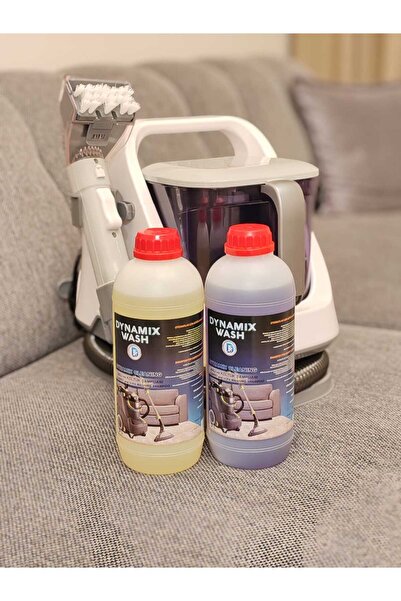 dynamix wash 2'li Halı Ve Koltuk Yıkama Makinesi Şampuanı (KÖPÜK AYARLI) 2 Kg Lavanta Ve Şakayık