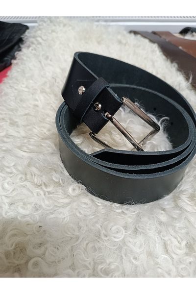 hoaryage Unisex Γνήσιο Δέρμα Αγελάδας Αθλητική Ζώνη Πλάτος 4 cm
