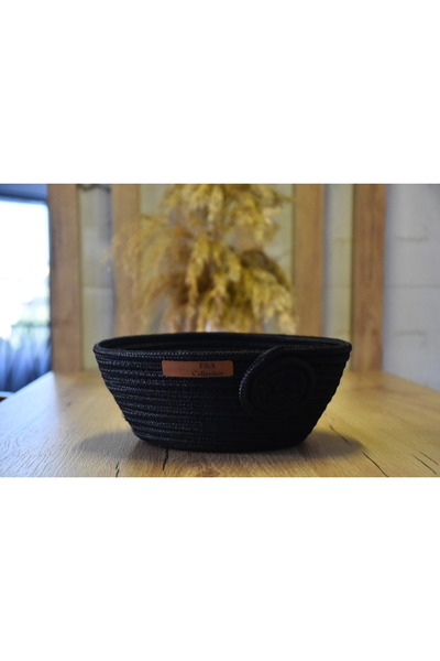 fa collection desing Wicker Basket, Jute Bread Holder, Table Top Organizer, Basket / Household, Kitchenware.