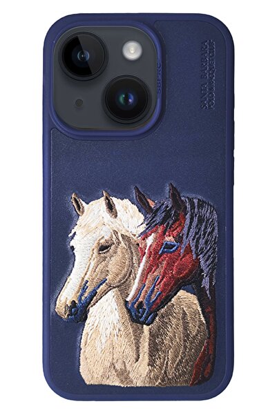 Santa Barbara Polo & Racquet Club Sbprc Iphone 15 Uyumlu Kılıf Pu Deri Nakışl...