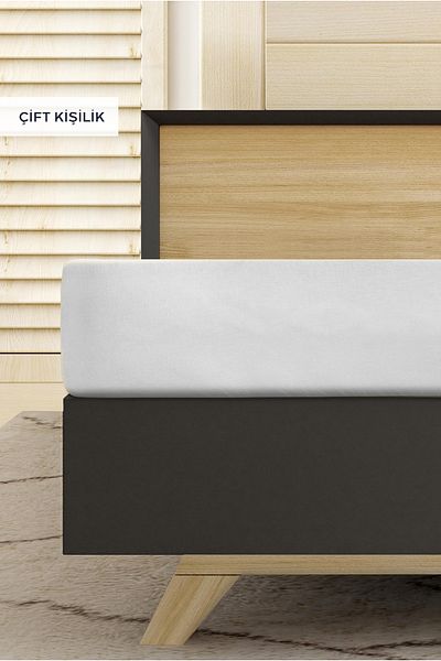 Kiğılı Home Cotton Fitted Double Bed Sheet - Elastic