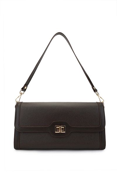 Tamer Tanca Women's Vegan Brown Shoulder Bag