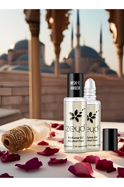 zeyd Miski Amber Kokusu Alkolsüz Esans 7 ml Parfüm Esansı Roll-on EDP Cep Par...