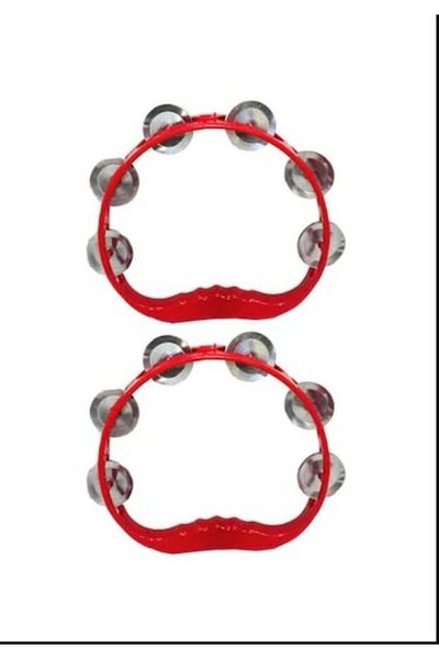 PartAntalya 5 Christmas Red Tambourines