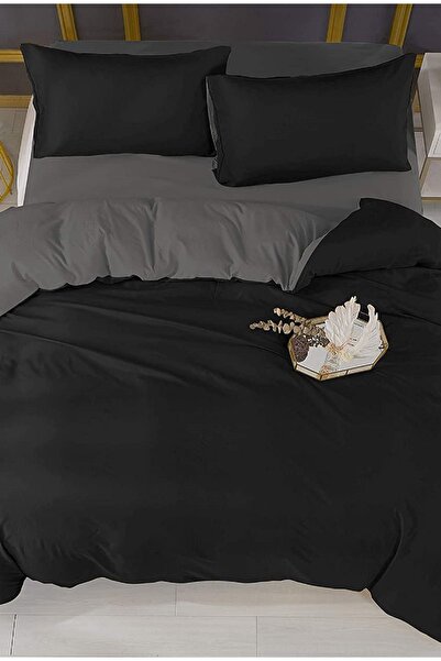 LaLiva Black Gray - Double Elastic Bedding Set