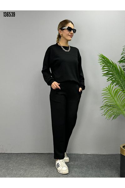 Kokosh moda New Season Women's Viscose Crew Neck Double Suit