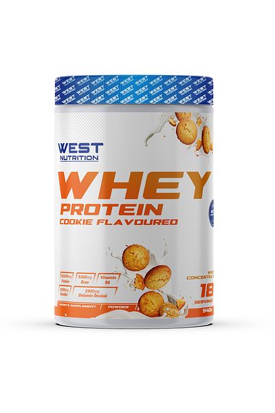 West Nutrition 540 Gram Whey Protein Cookies - Powder