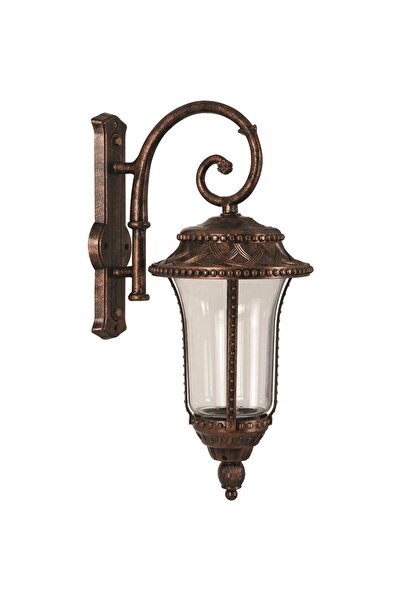 Avonni Bap-68027-bkr Kahverengi Boyalı Dış Mekan Aydınlatma E27 Aluminyum Akr...