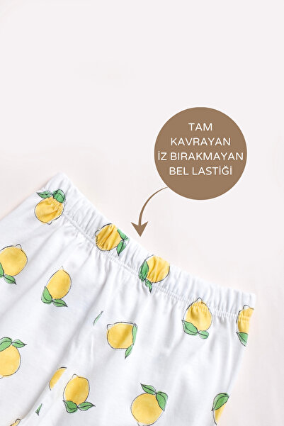 Vauva Çocuk Pijama Takımı Kız Erkek Çocuk Uzun Kollu Baskılı Çıtçıtlı Pijama Takımı