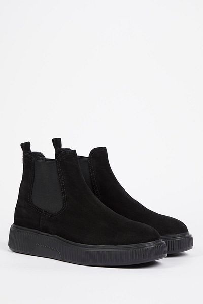 Galliano Shoes Bogota Genuine Leather Black Suede Eva Ready Sole Boots