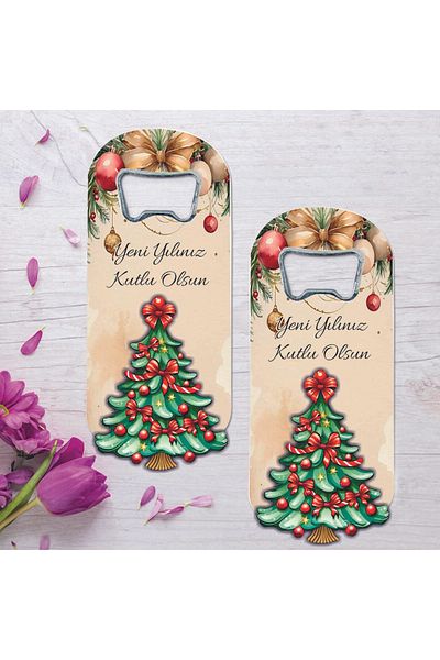 Ege ajans New Year's Concept Opener Magnet with 10 Embossed Figures