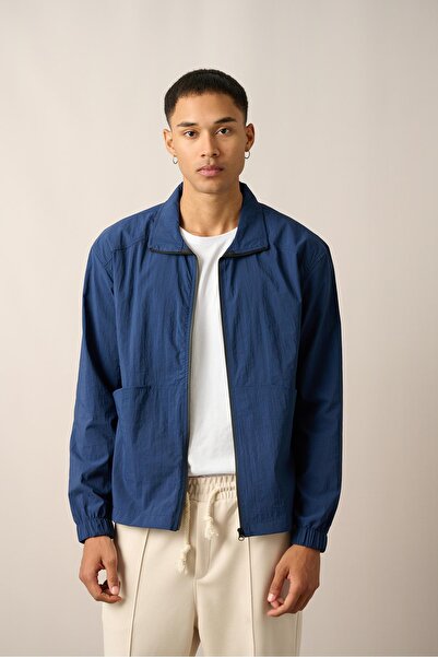 Rocqerx R-2446 Αλεξίπτωτο αντιανεμικό με λεπτομέρεια από καουτσούκ με μανίκια