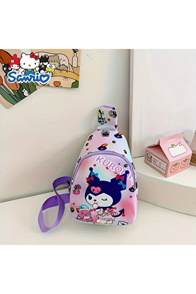 bundle island Çocuk Omuz Çantası Kuromi Figürlü Küçük Boy (16CM*12CM)