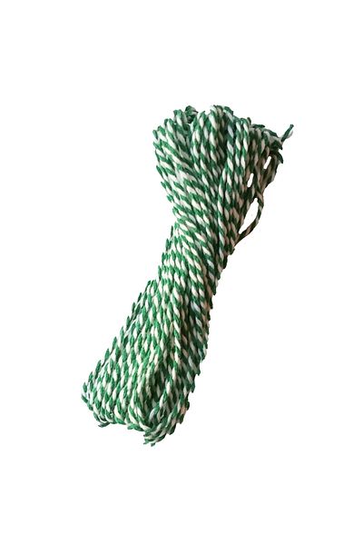 Dekals 10 Meters Green-White Bracelet String Gift Decoration String Martentica Package String