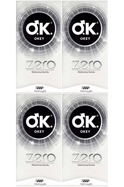 Okey Prezervatif 80 Adet Zero (Ekstra İnce Formlu) Ekonomik Pk (4PK*20)