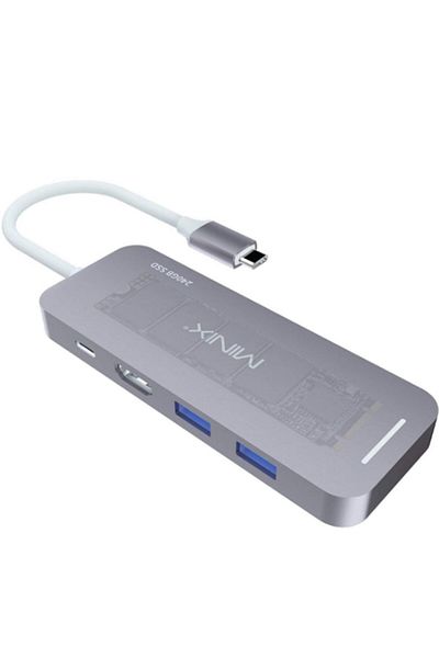 MINIX Space Gray Ssd 240Gb - Usb-C Multiport