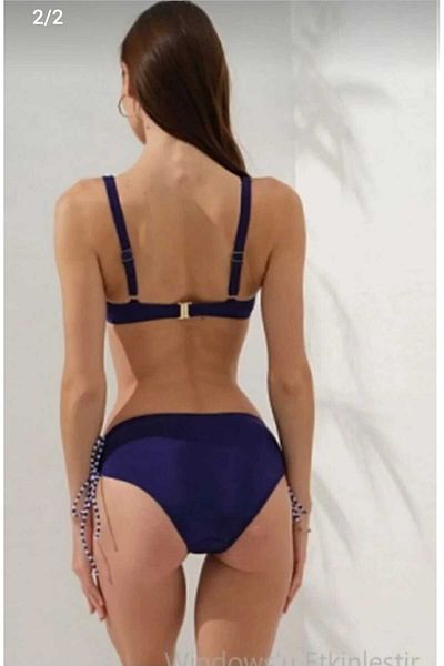 Pierre Cardin 2025 Νέας σεζόν Underwire Bikini Suit Marine