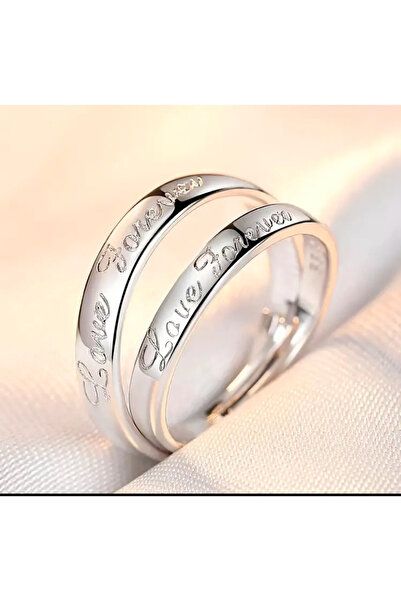 LadyBug Store SONSUZ AŞK temalı Bakır Çift Yüzüğü Sevgili yüzüğü