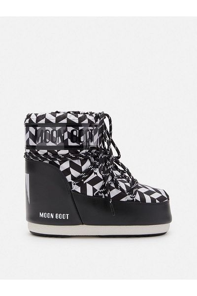 MOON BOOT 80D 1409550   Stylish Embroidered Sliding Practical Shoe with Model Numbers