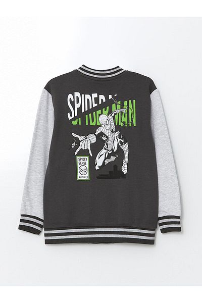 LC Waikiki Chlapecká školní bunda s potiskem Lcwk Spiderman