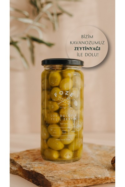 Foze Lor Dolgulu Yeşil Zeytin
