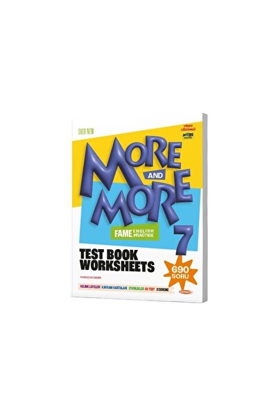 Kurmay ELT More And More 7. Sınıf Fenomen English Test Book Worksheets