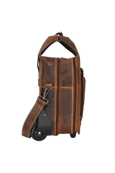 Greenburry Vintage 33 cm Gesicht Computer Fach – 2 Rollen Business Trolley