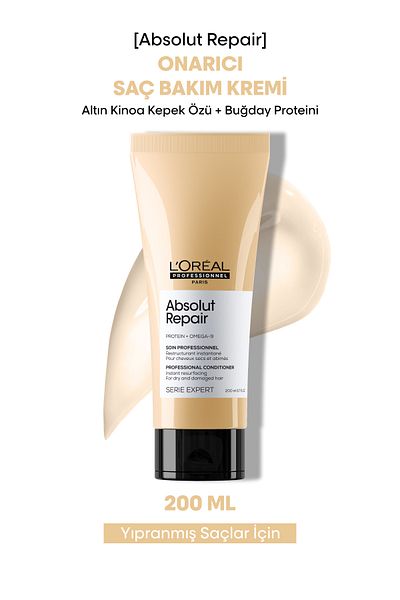 L'oreal Professionnel Serie Expert Absolut Repair Repair Hair Care Cream for Damaged Hair 200m