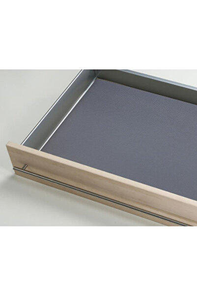 almital mobilya aksesuarları furniture accessories 48 см X 1 м - Відкритий сірий килимок з візерунком для висувних ящиків, покривало для полиць шафи