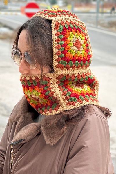 Lale Butik Барета Балаклава с камилски цвят - L-BLV-01