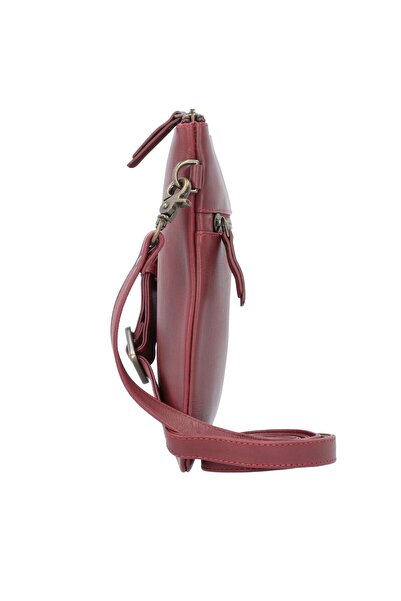 Esquire Peruánska kožená kabelka cez rameno 17 cm