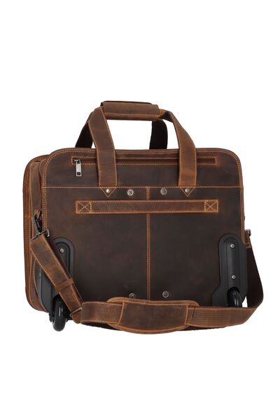 Greenburry Vintage 33 cm Gesicht Computer Fach – 2 Rollen Business Trolley