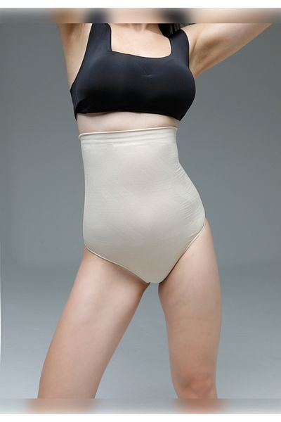 MİSTİRİK Chiloți pentru abdomen fără sudură model Lorica cu talie înaltă - Culoarea pielii Korsel