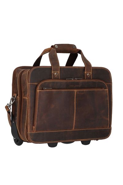 Greenburry Vintage 33 cm Gesicht Computer Fach – 2 Rollen Business Trolley