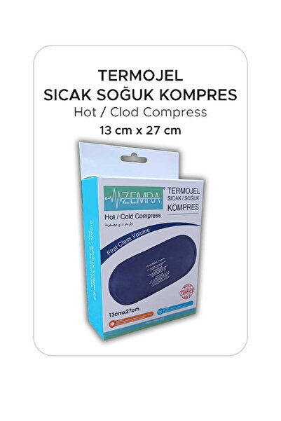 ZEMRA Termojel Sıcak Soğuk Kompres 13x27 Cm - Kumaş Buz Jel -Termojel