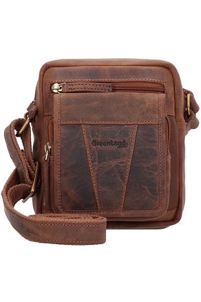 Greenland Nature Geanta de umar Montenegro piele RFID 15 cm