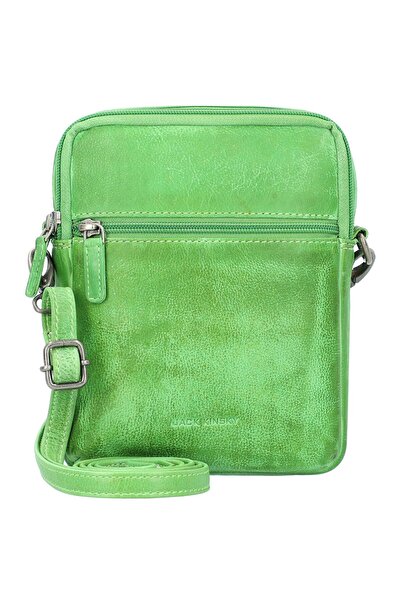 Jack Kinsky Kožená kabelka cez rameno Nassau 1, 16 cm